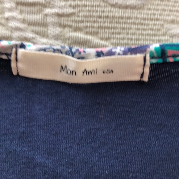 12pm  by Mon Ami blue geometric dress size S 💕 - Picture 4 of 8